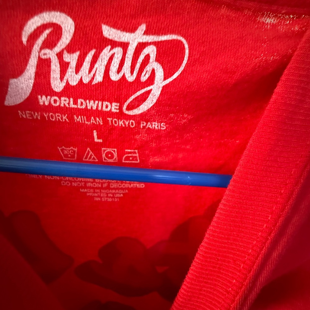 Men's Red short sleeve tee